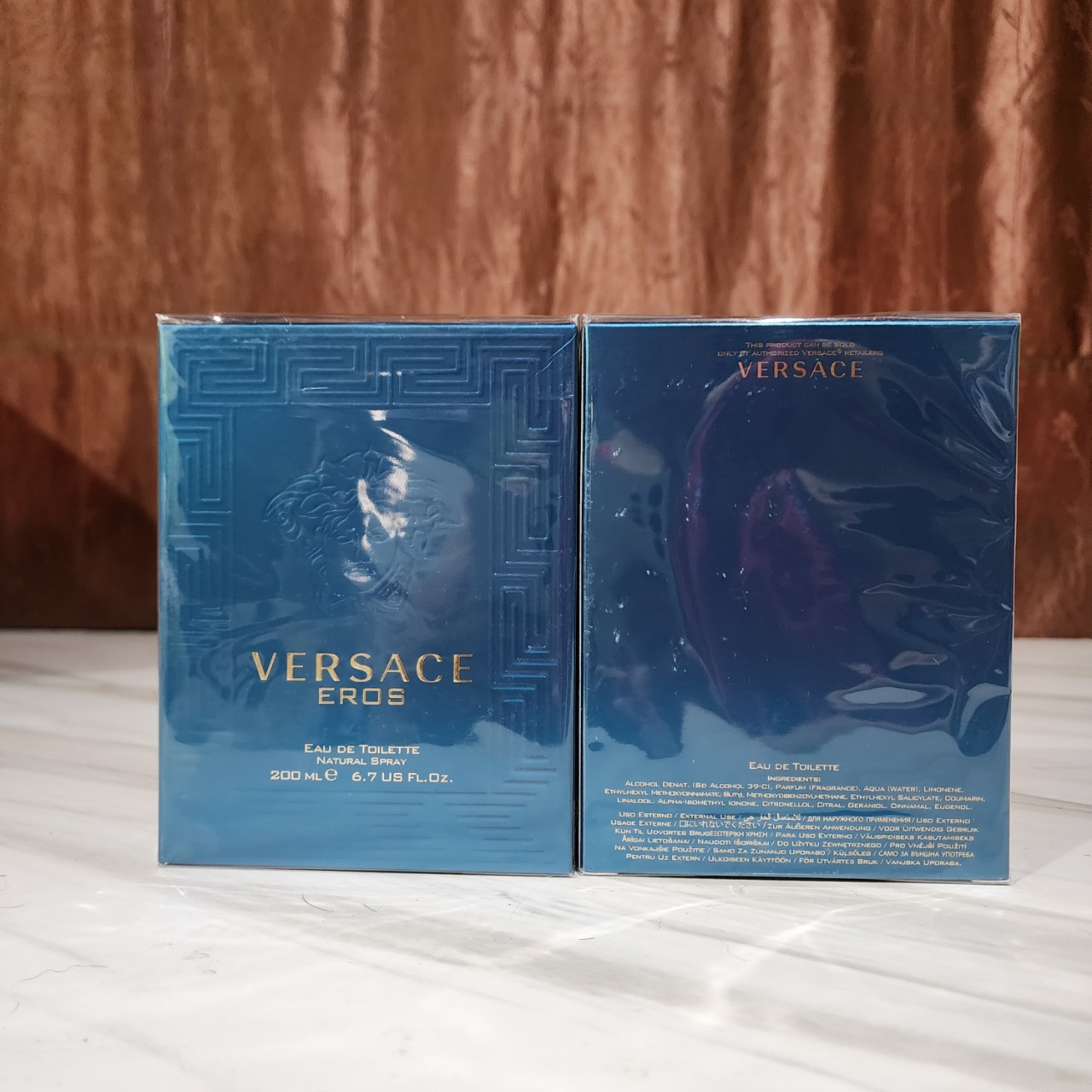 น้ำหอมแท้ Versace Eros EDT 200ML กล่องซีล