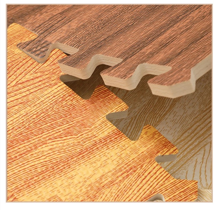 แผ่นจิ๊กซอว์ลายไม้ โฟมปูพื้น