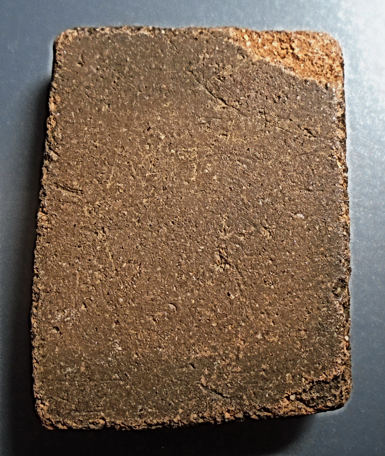 พระแผงตัด เนื้อดิน ปางมารวิชัย กรุวัดกระชาย อยุธยา