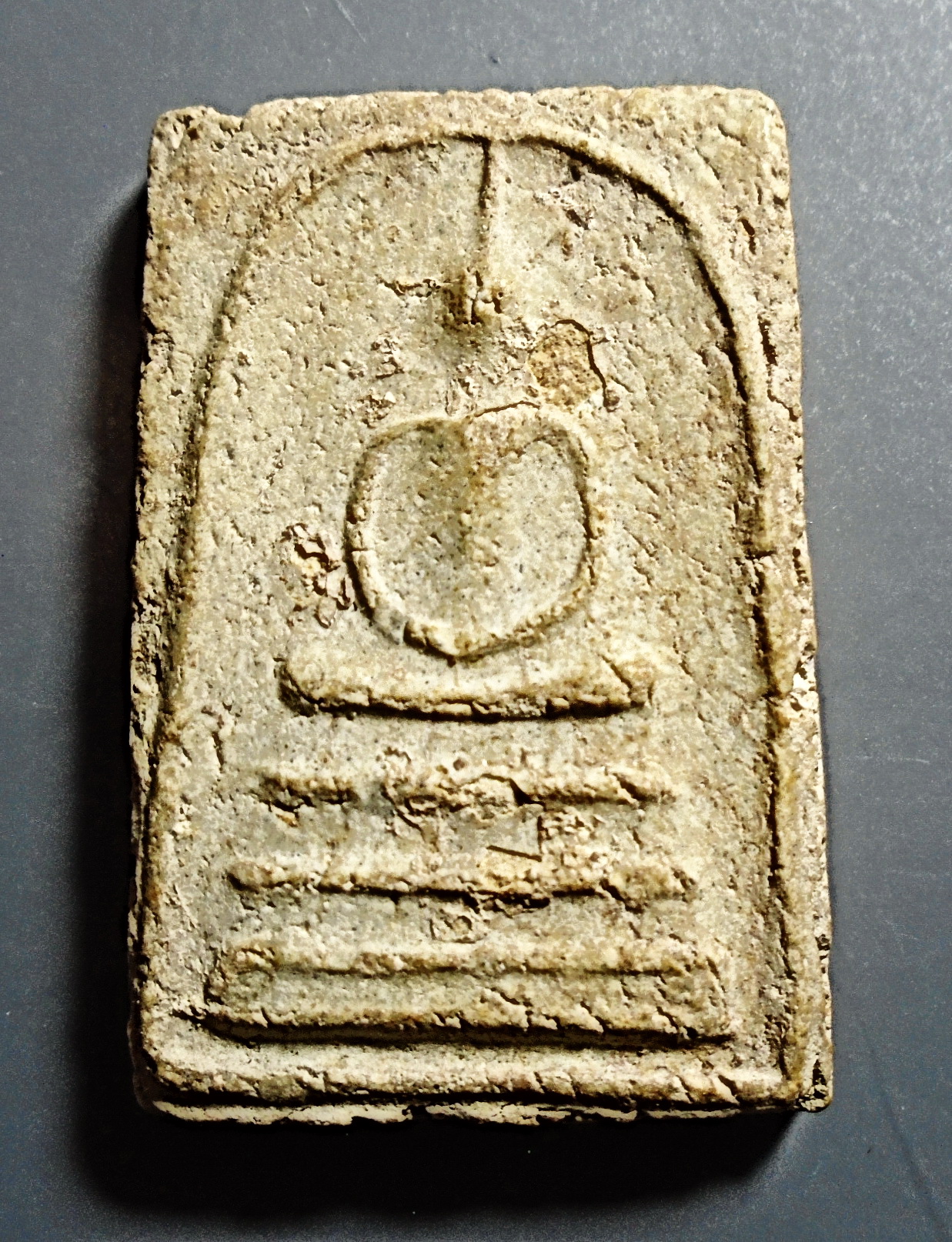 สมเด็จ พิมพ์เส้นด้าย แช่น้ำมนต์ ลป.ลำภู วัดใหม่อมตรส ปี 2502