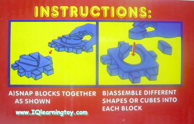SNAP & PLAY CREATIVE BLOCKS บล๊อคสอนคณิตศาสตร์ เรียนรู้เรื่องเศษส่วน สี และรูปทรงต่างๆ ให้เด็กๆสามารถสร้างสรรค์ได้ตามจินตนาการ (3+)**(จัดส่งฟรีค่ะ)