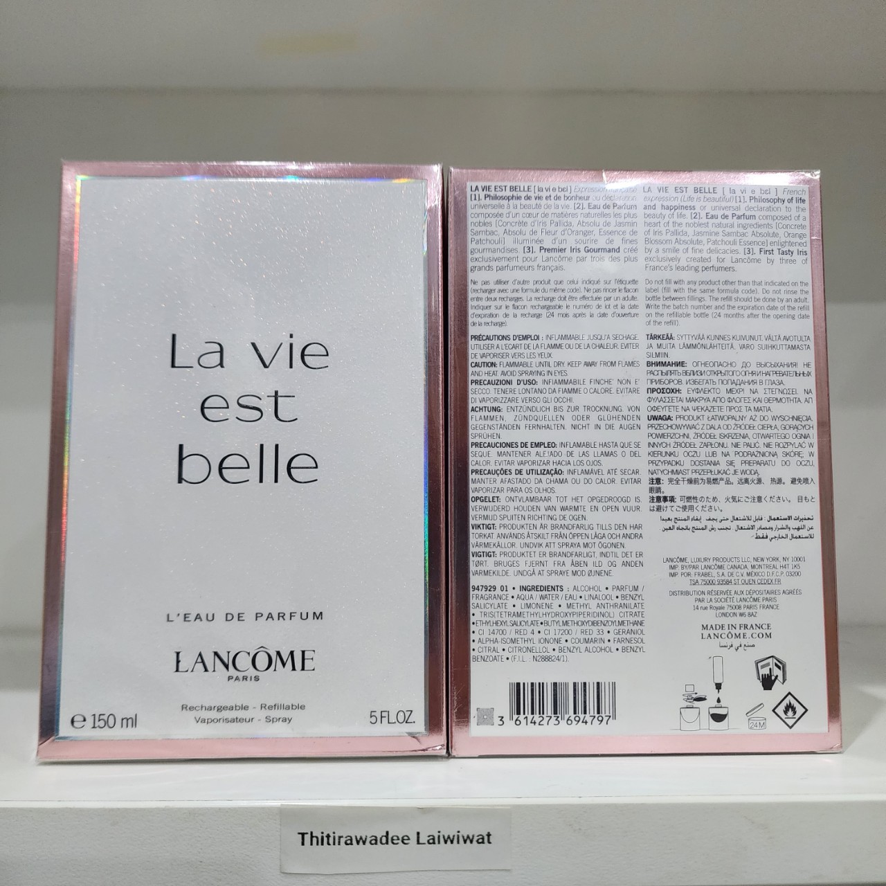 น้ำหอมแท้ Lancome La vie est belle for Women EDP 150ML กล่องซีล