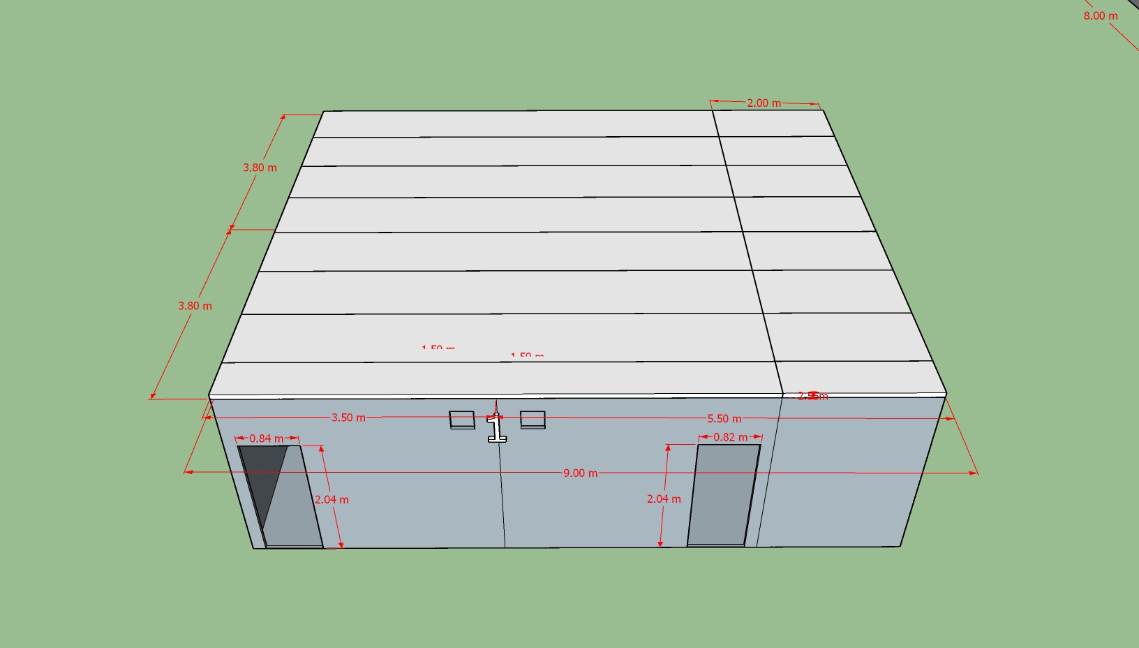 งานกั้นห้อง งานต่อเติม กั้นห้องใต้โครงหลังคาเดิม ขนาด 7.60x9.00 เมตร ไทรน้อย