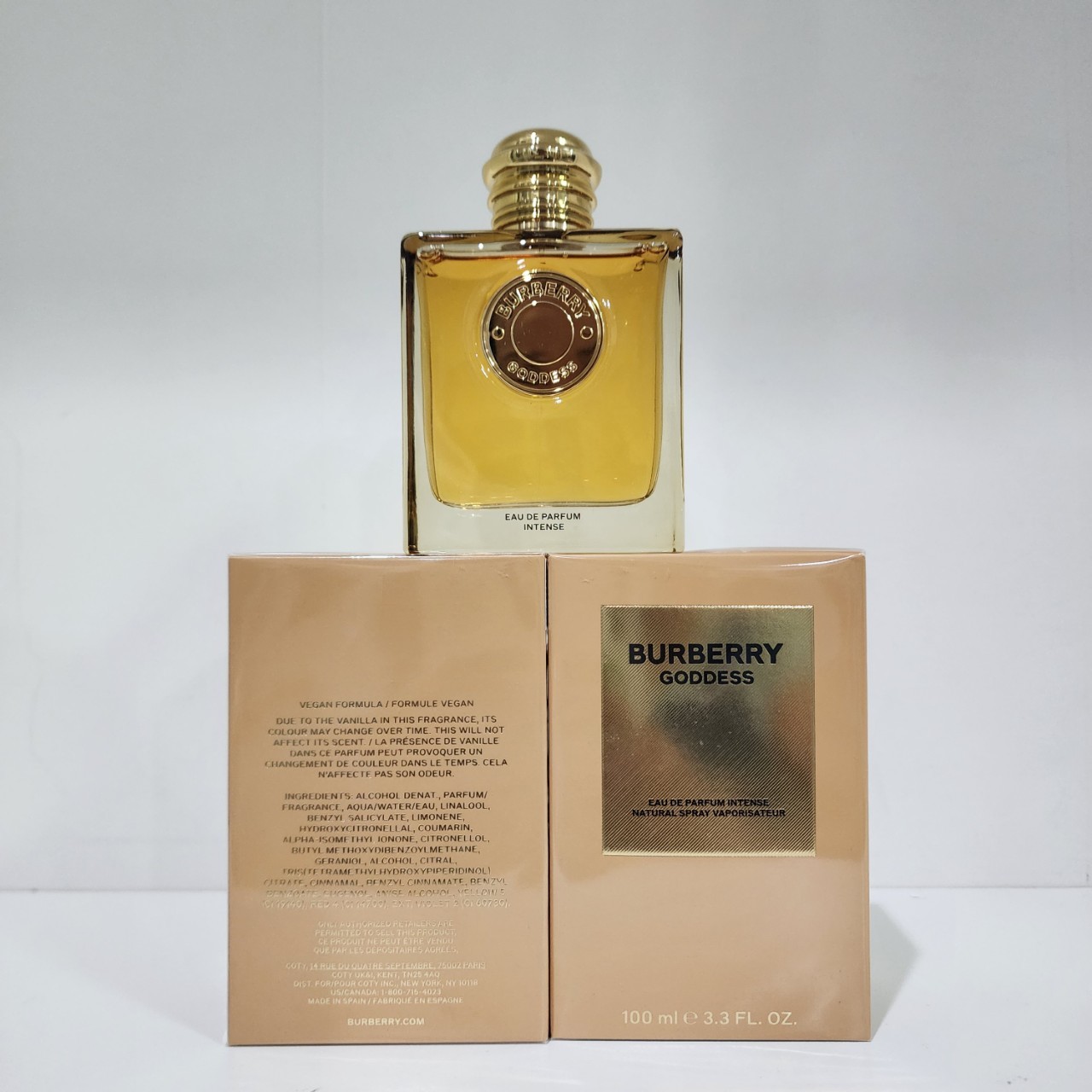 น้ำหอมแท้ Burberry Goddess EDP Intense 100ml กล่องซีล