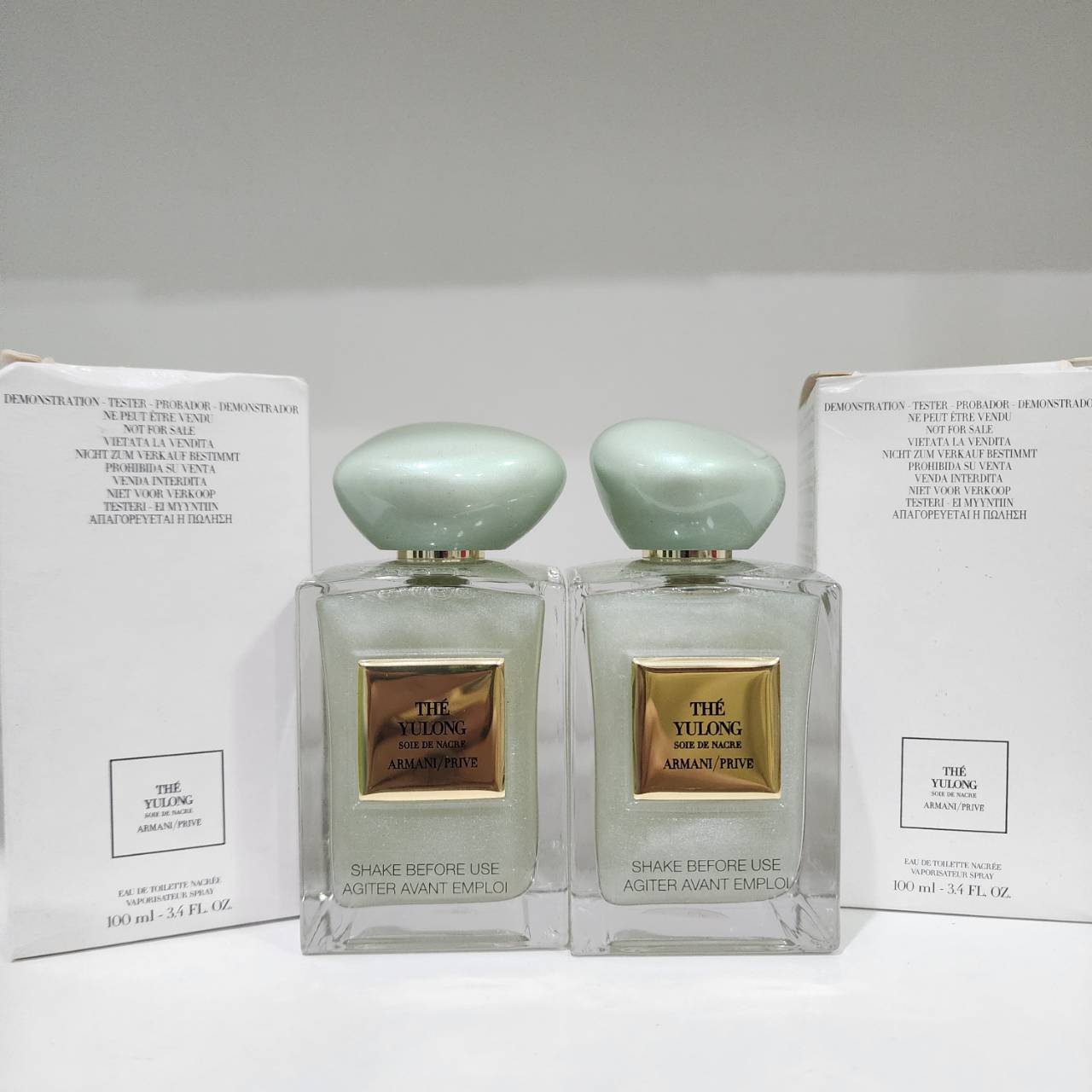 น่้ำหอมแท้ Giorgio Armani Prive The Yulong Soie De Nacre Edt 100ml กล่องเทสเตอร์ กล่องมีจุดเหลือไม่มีผลกับน้ำหอม