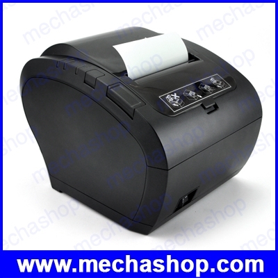 เครื่องพิมพ์ใบเสร็จ ตัดกระดาษอัตโนมัติ GZ8002UE-BK-US 80mm Thermal Receipt Printer Automatic cutter USB+LAN