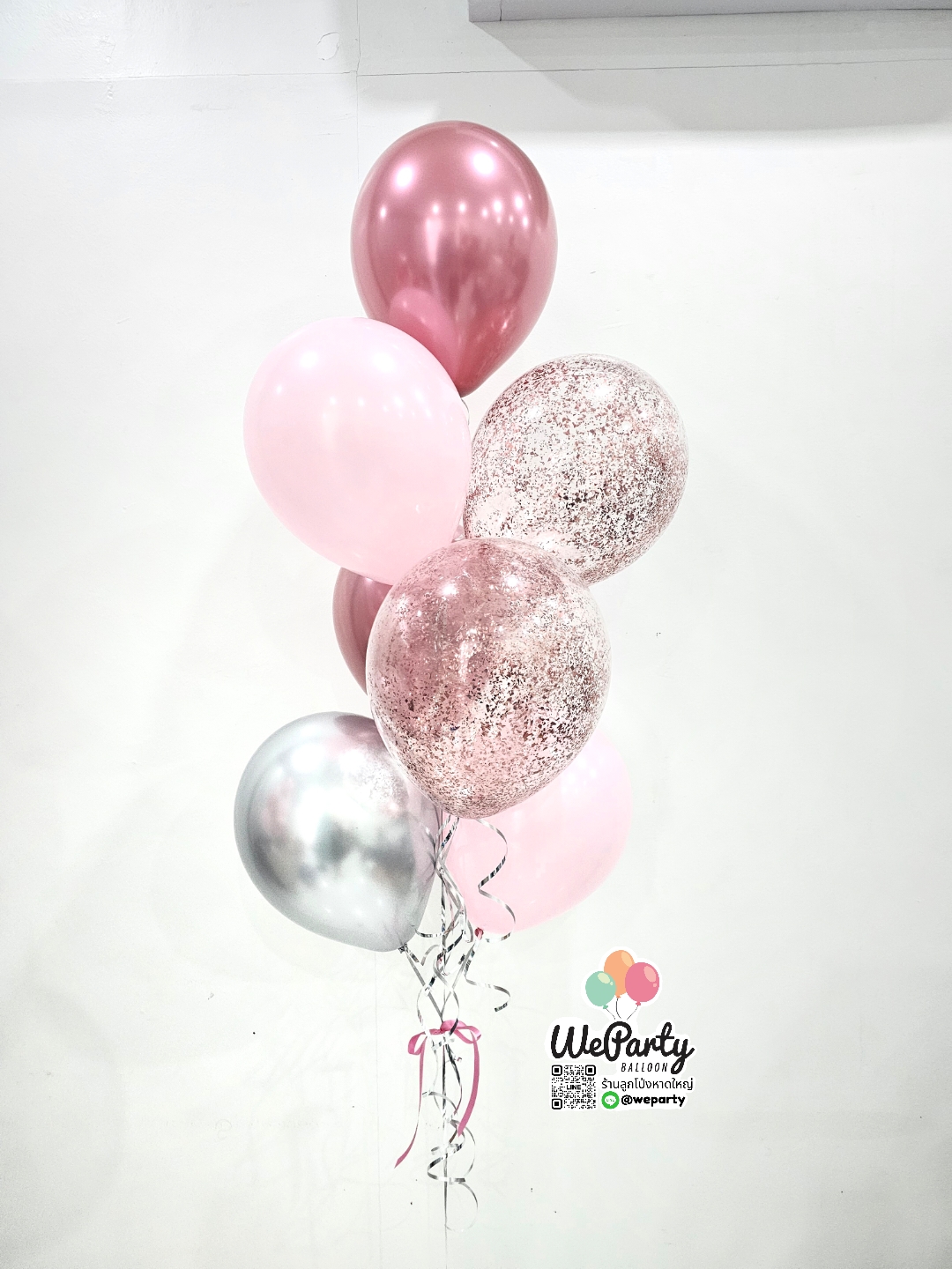 ลูกโป่งช่อลอย Helium Boutique Balloon (with Helium)(สนใจสั่งซื้อผ่าน Line: @weparty)