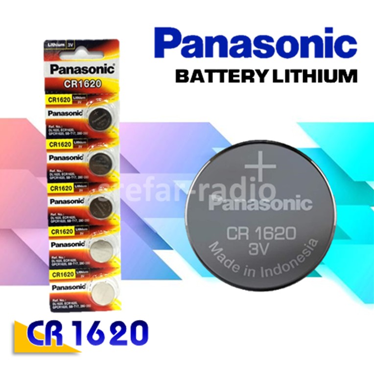 ถ่านกระดุม Panasonic BATTERY LITHIUM CR 1620