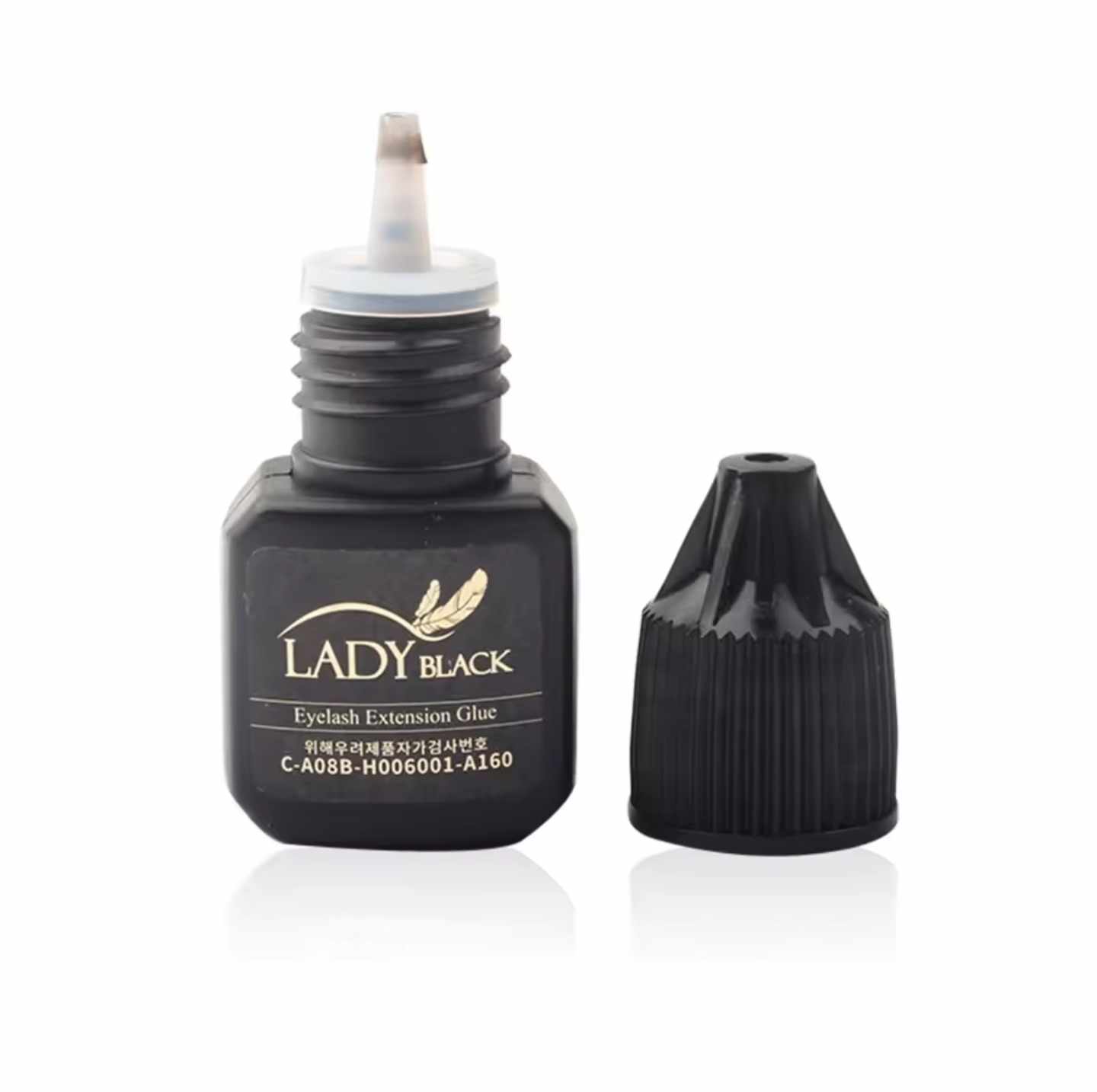 กาวติดขนตา กาวต่อขนตาจากเกาหลี LADY Black 5ml ของแท้
