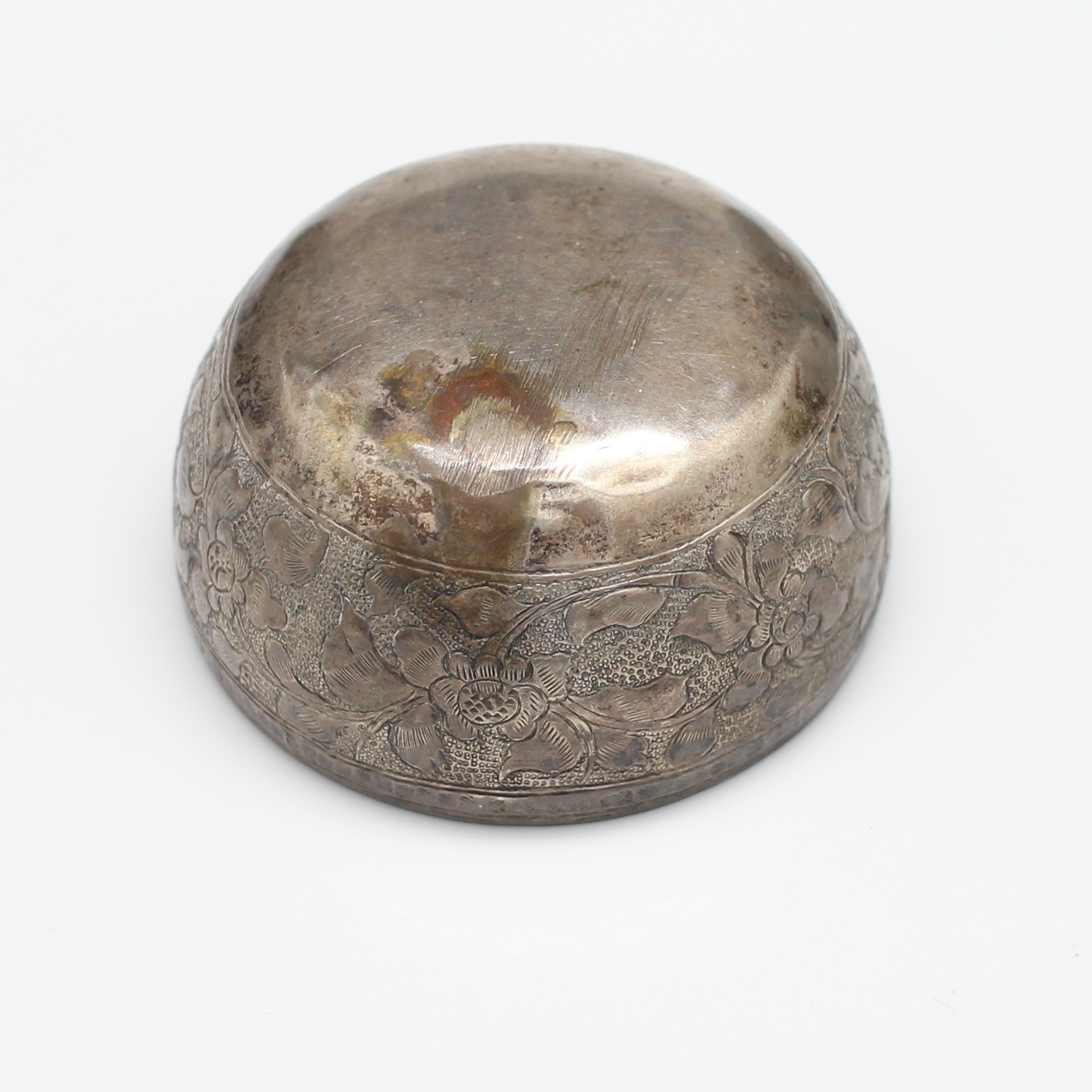 SI360 ขันเงินจิ๋วลาย ดอกไม้ เงินแท้ 92.5% นน.รวม 27.9 กรัม