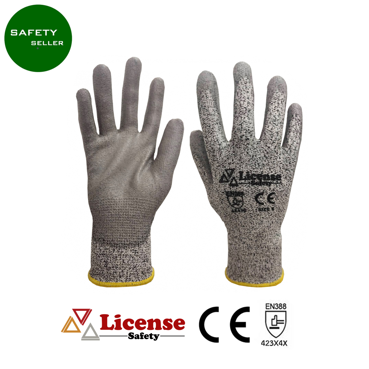 ถุงมือกันบาด DYNEEMA เคลือบ PU