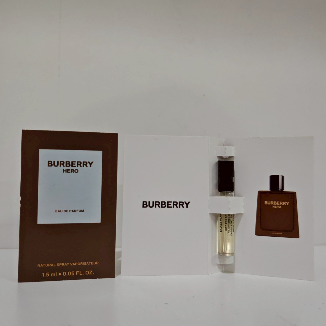 น้ำหอมไวออลหลอดทดลอง Burberry Hero EDP 1.5ml Spray Sample Vial แบบหลอดทดลอง น้ำหอมไวออลแบบหลอด