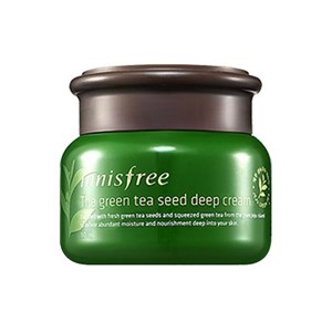 พร้อมส่ง INNISFREE The Green Tea Seed Deep Cream 50ml อุดมด้วยชาเขียว ซึ่งช่วยต่อต้านอนุมุลอิสระ