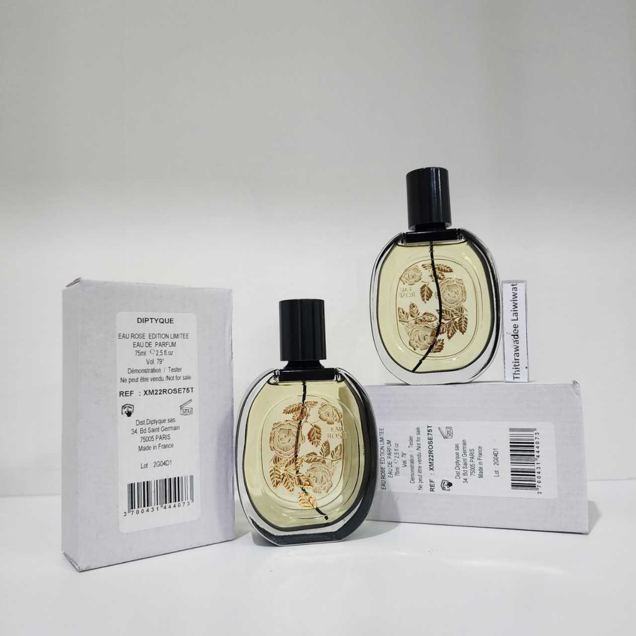 น้ำหอมแท้ Diptyque Eau Rose EDP Limited edition 75ml กล่องเทสเตอร์
