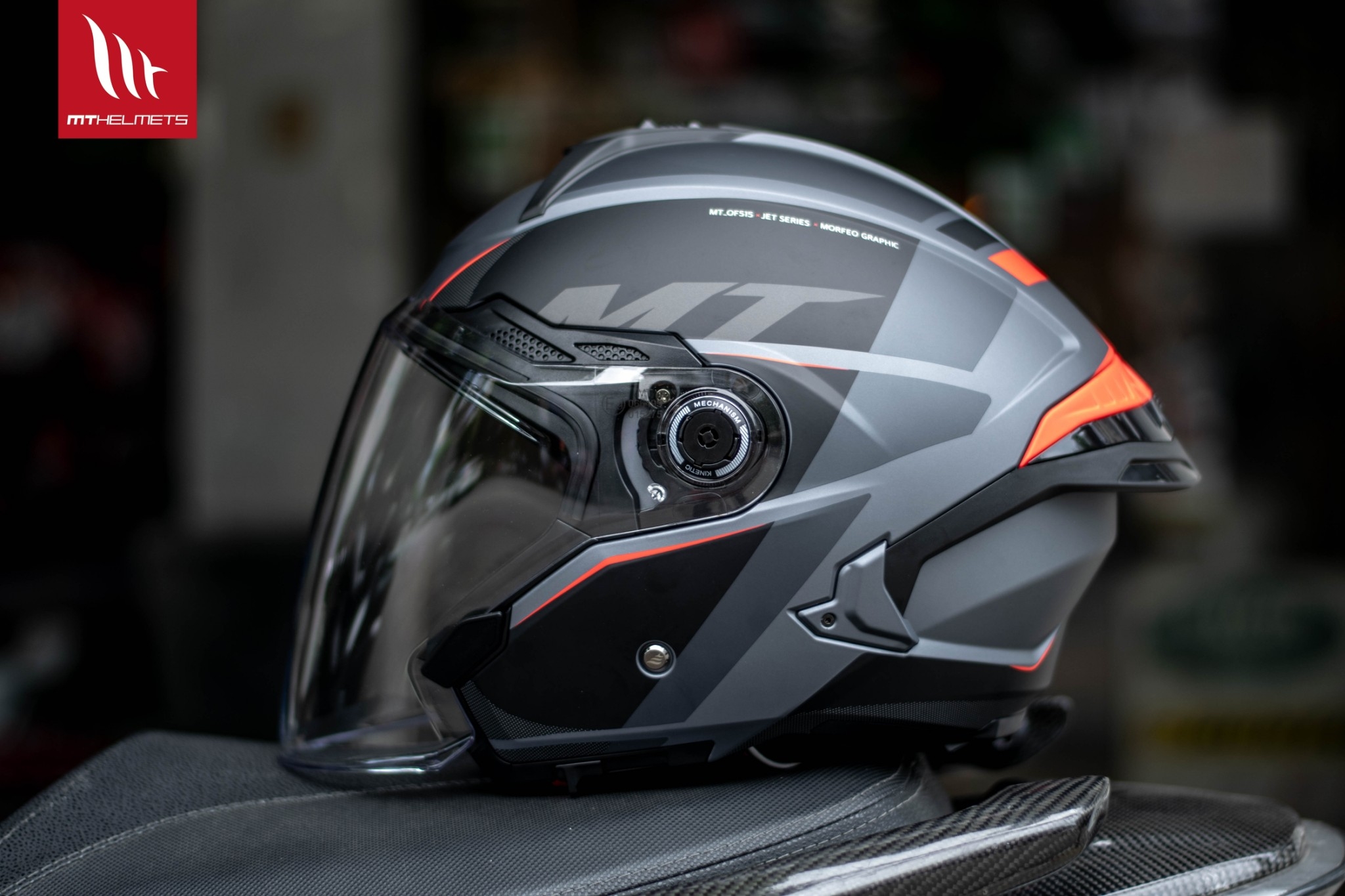 MT HELMETS - รุ่น COSMO SV (ECE 22.06) Morfeo Matt grey เทาด้าน *ใส่แบรนด์อื่นอยู่ ต้องเพิ่ม 1 ไซส์*