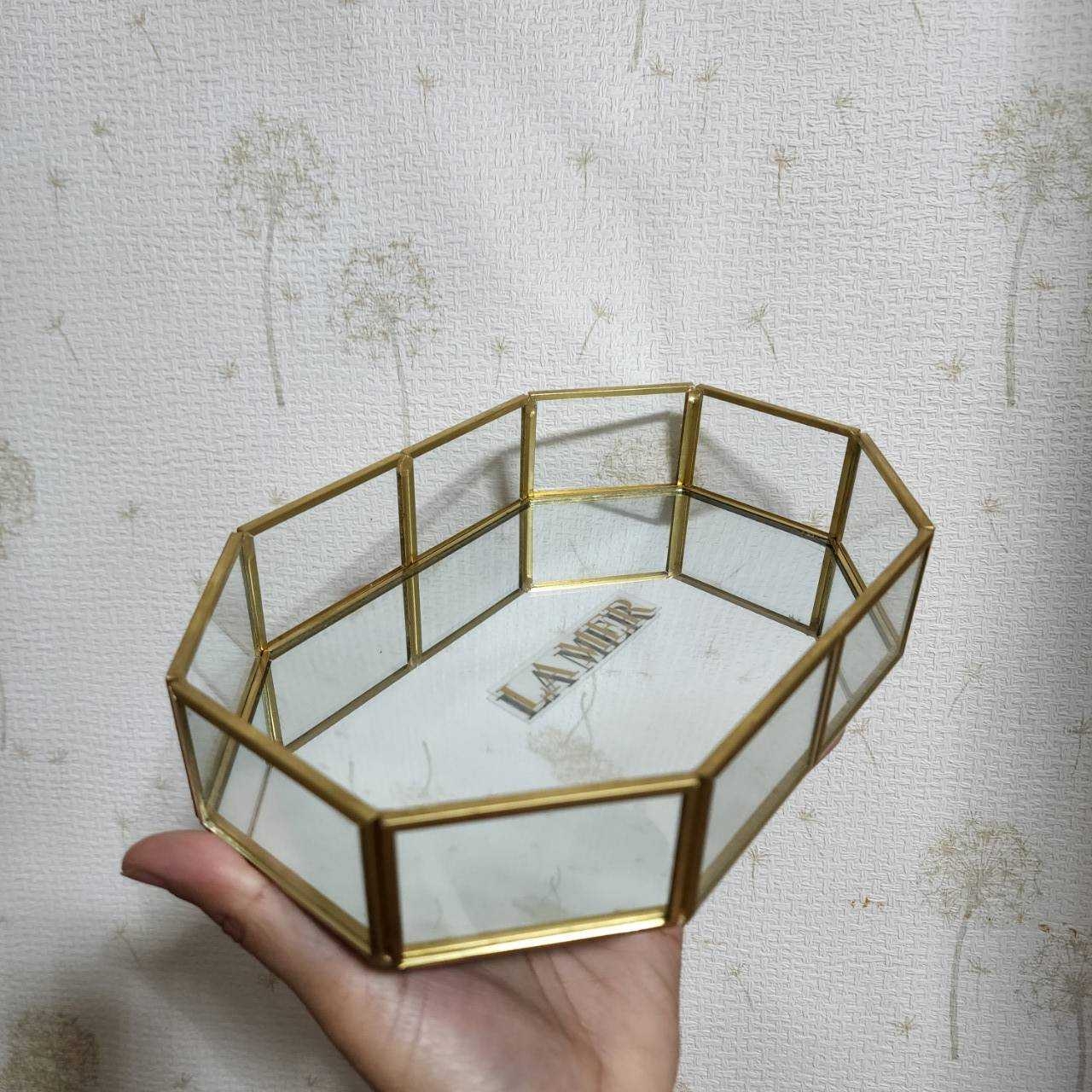 ถาดใส่เครื่องสำอางค์ La mer ถาดใส่เครื่องสำอาง วางของ La mer ของแท้กล่องป้ายไทย