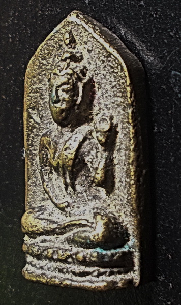 เหรียญหล่อเจ้าคุณศรี(สนธิ์) พิมพ์พุทธกวัก เนื้อโลหะผสม ปี 2493-94