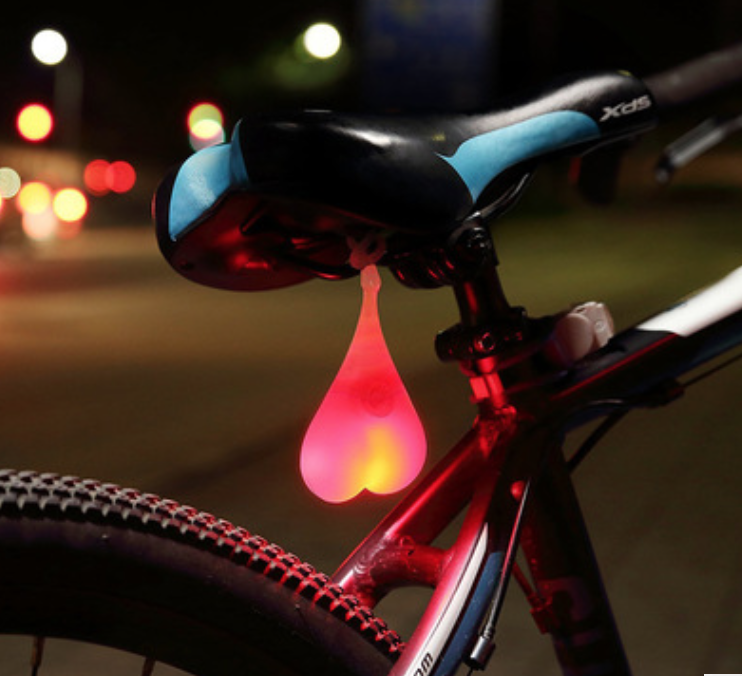 ไฟท้าย จักรยาน - ทรงหัวใจ