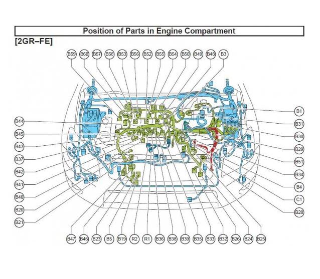 CD คู่มือซ่อม WIRING DIAGRAMS TOYOTA RAV4 เครื่องยนต์ 2AZ-FE, 2GR-FE รหัสสินค้า TYE-013