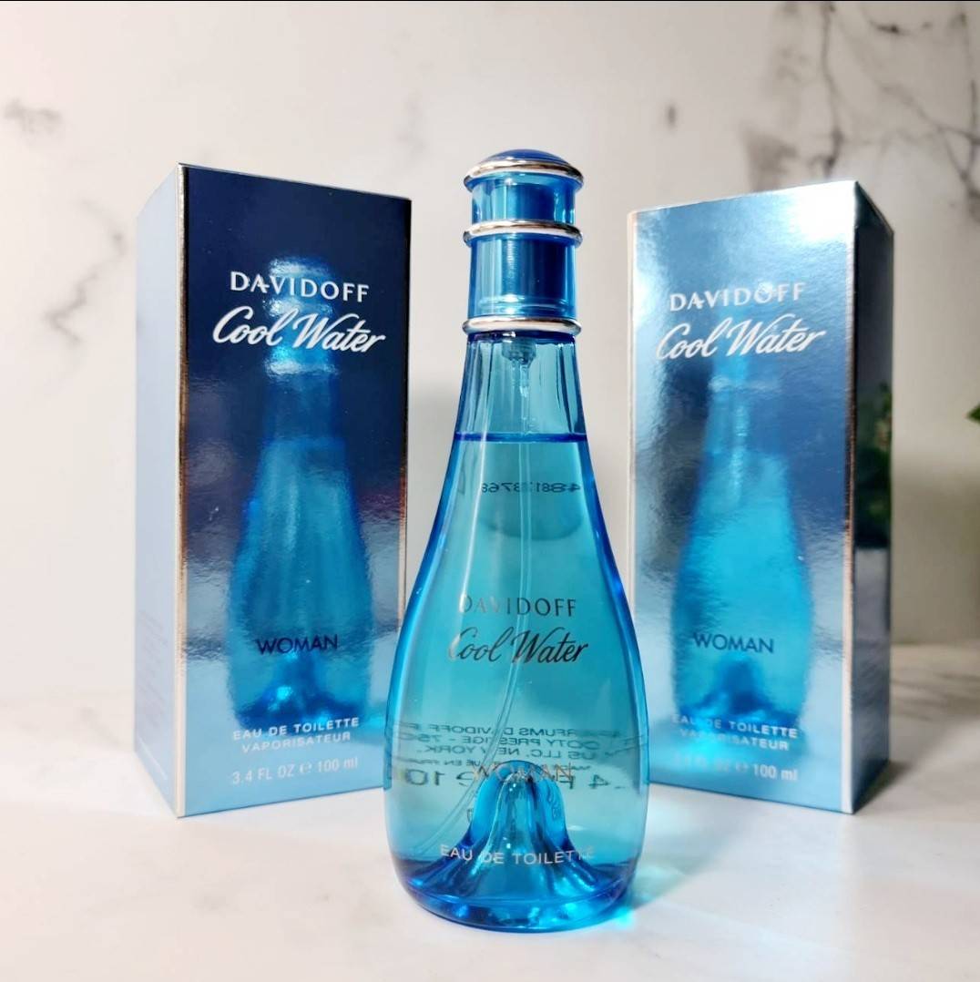 น้ำหอม Davidoff Cool Water EDT for Women 100 ML กล่องซีล