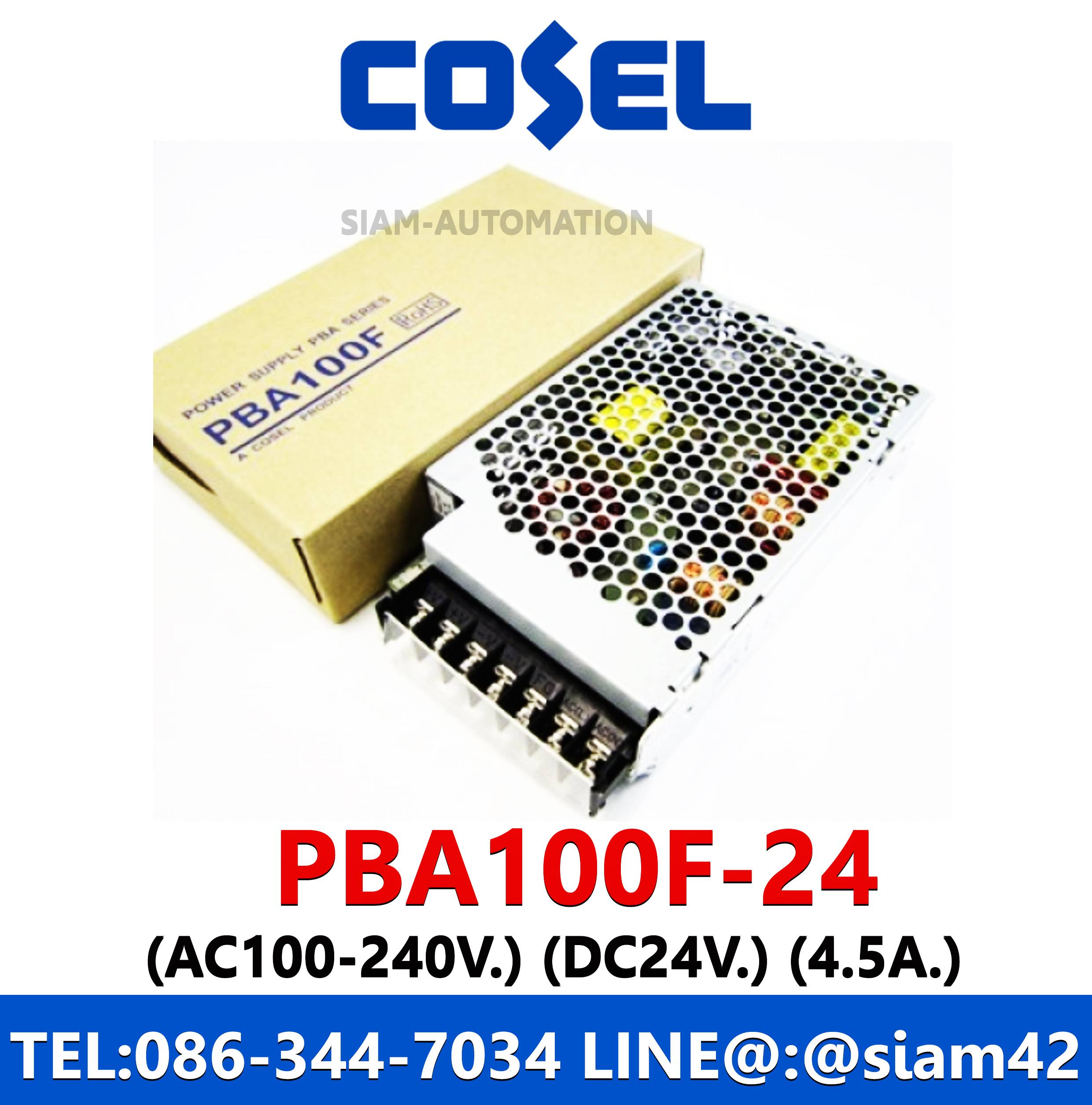 Power Supply Cosel PBA100F-24 NEW