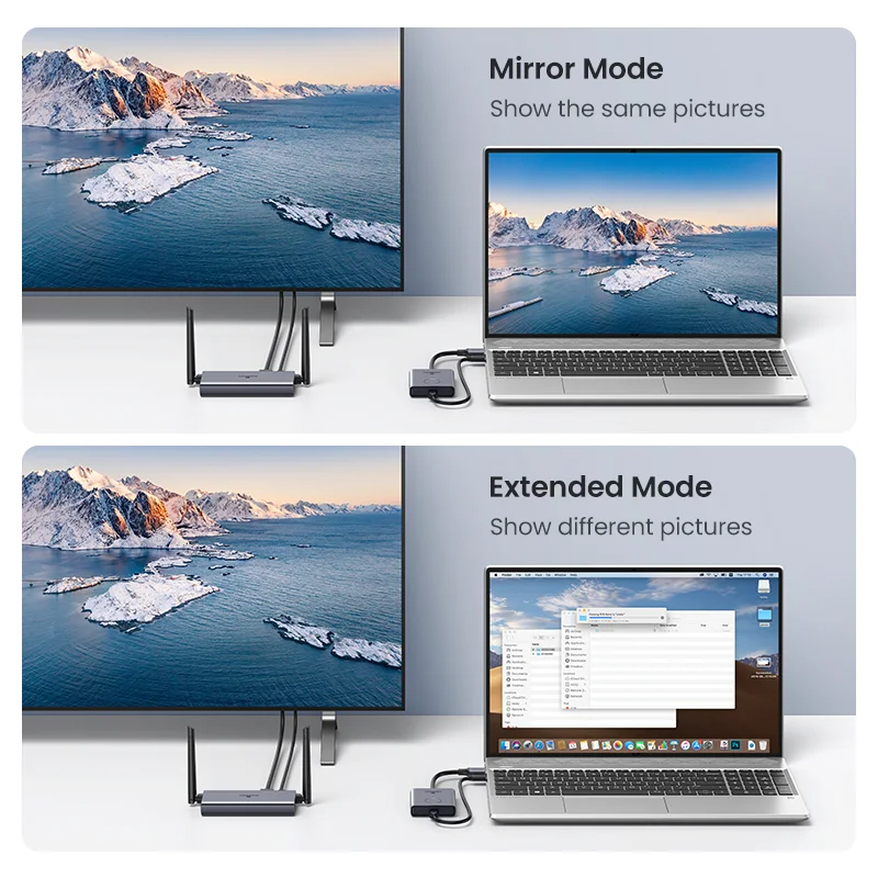 ออกใบกำกับภาษีได้ UGREEN CM506 (50633) HDMI Wireless Extender 50M. Video Transmitter & Receiver 5GHz
