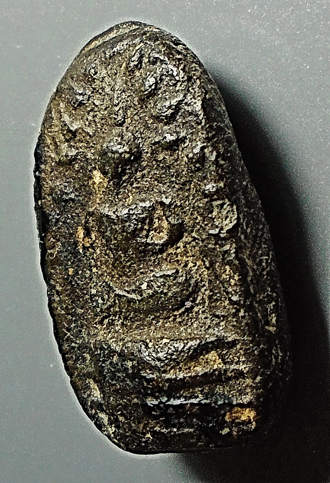 พระเนื้อผงคลุกรัก พิมพ์พระคง หลวงพ่อพริ้ง วัดบางประกอก