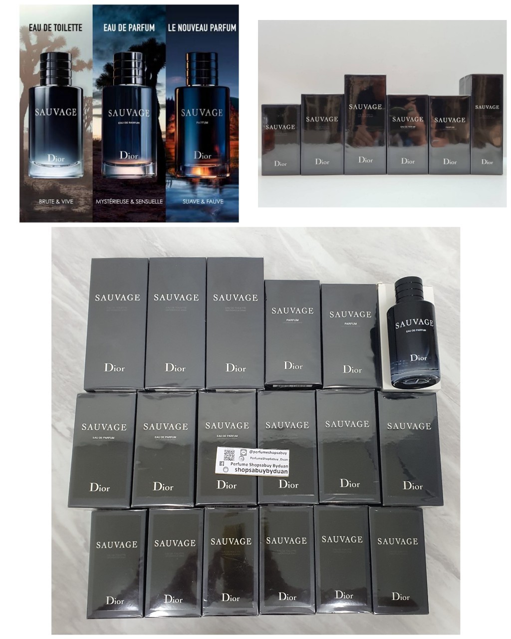น้ำหอมแท้ Christian Dior Sauvage EDT for men 100ml กล่องซีล