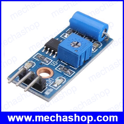 ไวเบรชั่นเซนเซอร์ เซนเซอร์วัดแรงสั่นสะเทือน SW-420 Normally Closed Vibration Sensor Module SPST-NC สำหรับ Arduino