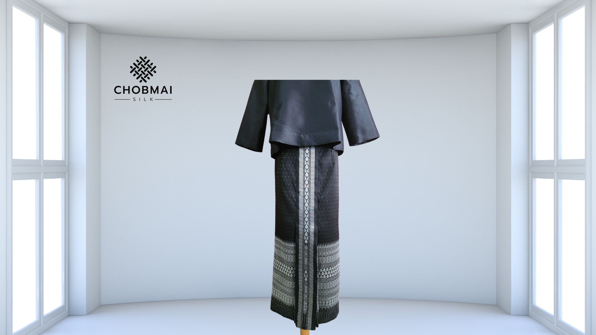 แบบตัดชุด แยกชิ้น (ไม่รวมผ้า) (เสื้อผ้าไหม ผ้าถุงไหม) chobmai x ST รหัส CUT-PT-S0616661