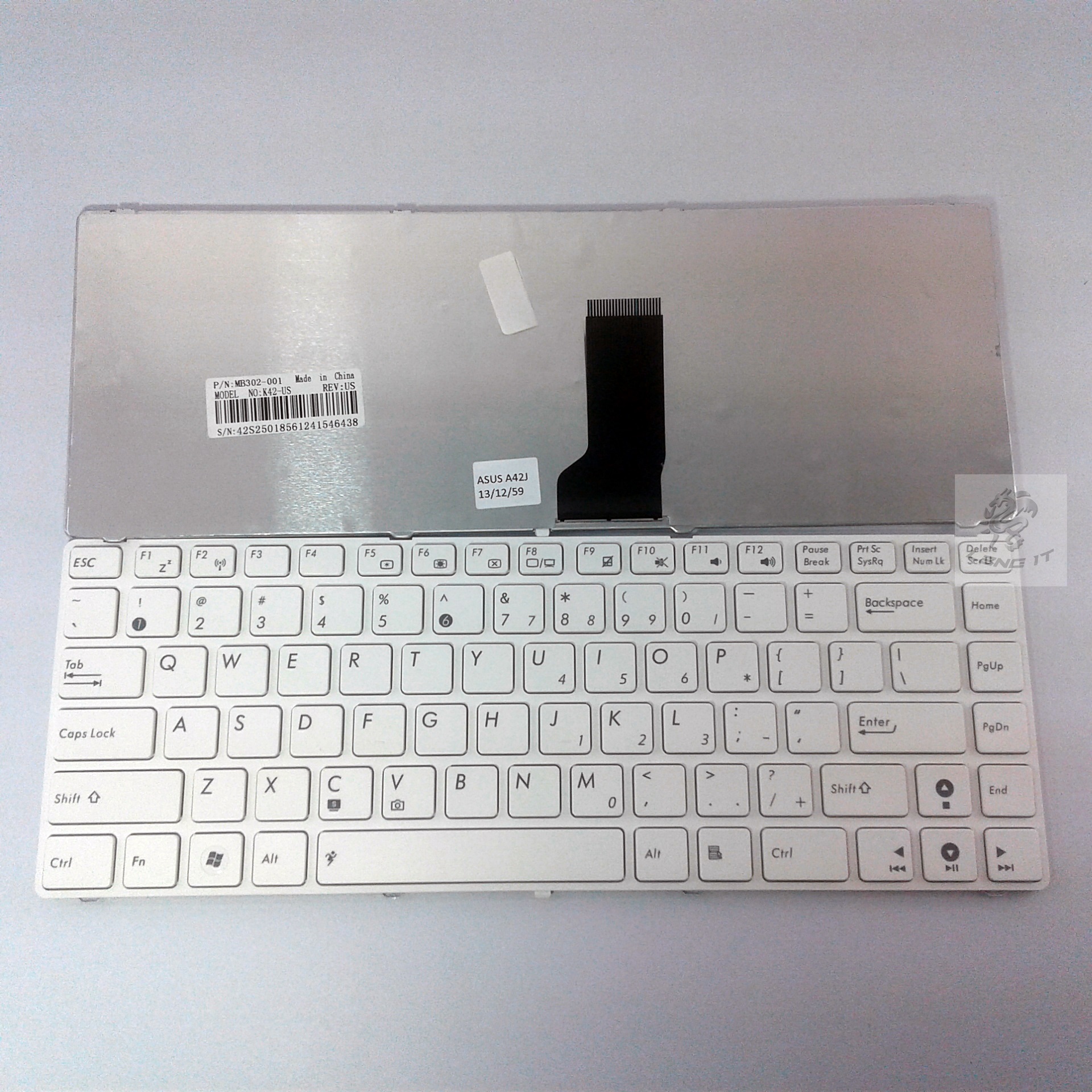 KEYBOARD ASUS A42J สีขาว