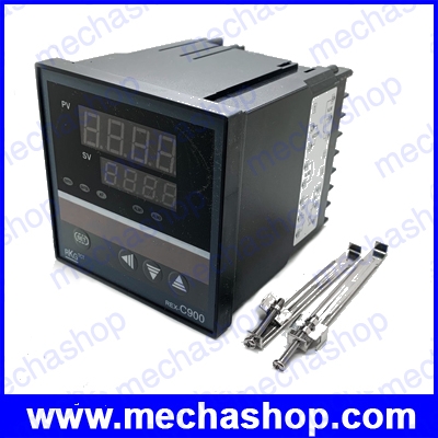 เครื่องวัดควบคุมอุณหภูมิ Temperature Controller PV SV Digits Display REX-C900FK02-M*AN Output Relay