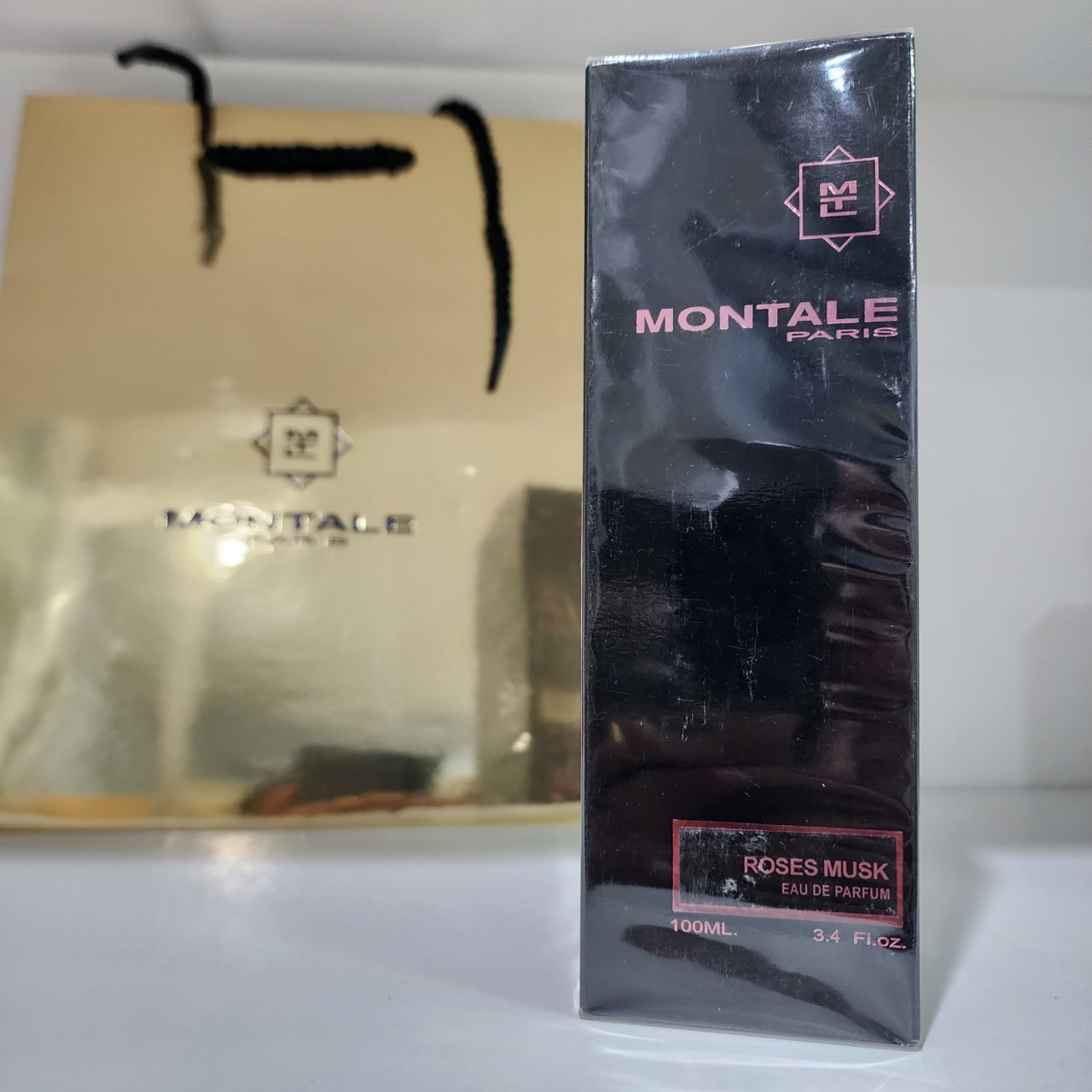 น้ำหอมแท้ Montale Rose Musk Eau De Parfum For Women And Men 100ml กล่องซีล + ถุงกระดาษ รหัส 26251233-17