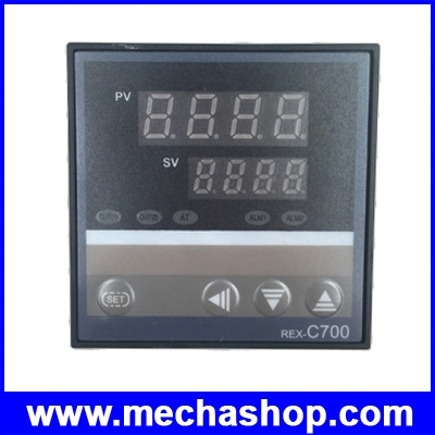 เครื่องควบคุมอุณหภูมิ AC 220V Oven Temperature Controller REX-C700 Thermocouple PT100,K Universal Input RELAY Output 72*72mm Thermostat