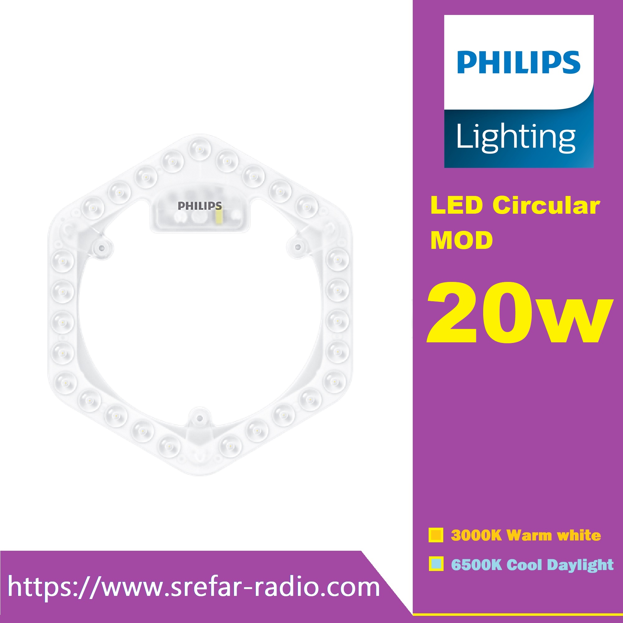 PHILIPS LED Circular MOD G3 20W 865 APR