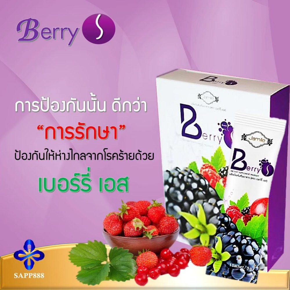 เบอร์รี่ เอส Berry S ล้างสารพิษ สารตกค้าง ในเลือด