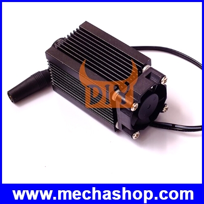 โมดูลเลเซอร์มาร์คกิ้ง 12V 500mw industrial grade high power blue-violet laser engraving machine cutting 405nm (สินค้า Pre-Order)