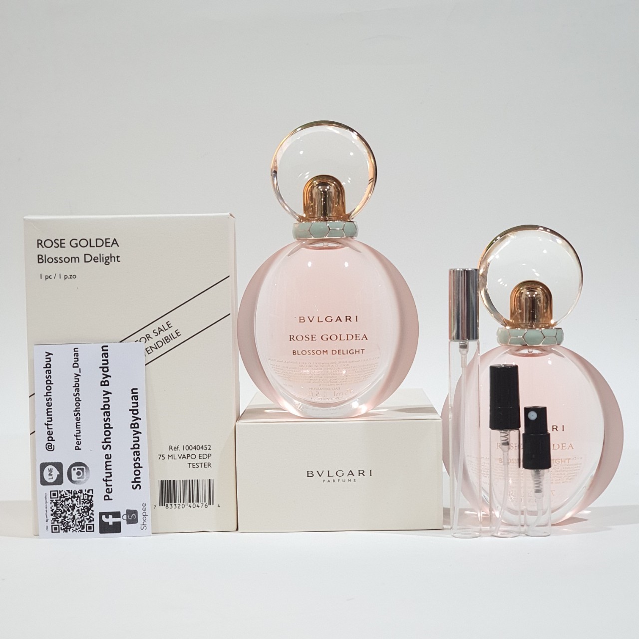 น้ำหอมแท้แบ่งขาย Bvlgari Rose Goldea Blossom Delight Eau De Parfum 💕Travel Size แบบทดลอง