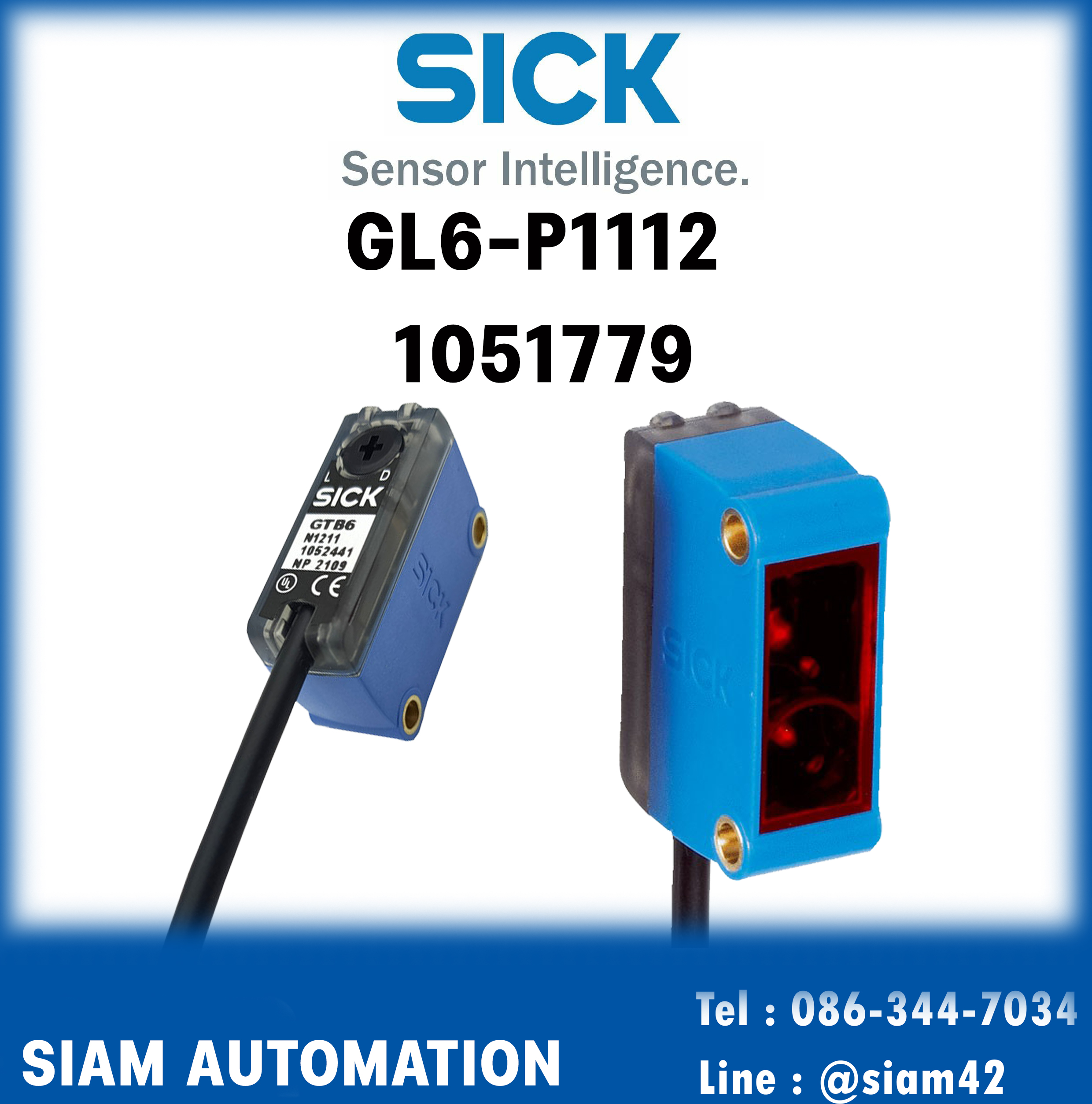 GL6-P1112 1051779 SICK Photoelectric Sensor