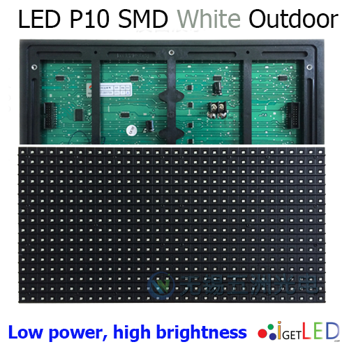 P10 SMD สีขาว กลางแจ้ง