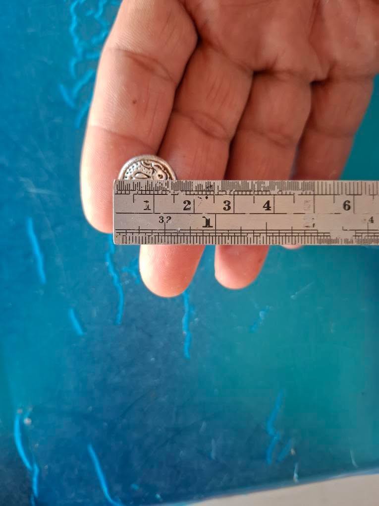 เครื่องประดับเงินแท้ กระดุมช้างเงินเเท้ (จำนวน 1 หมายถึง 1 เม็ด)