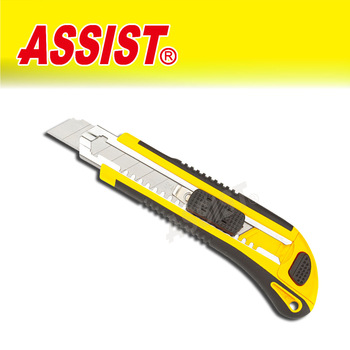 ASSIST 38G-L1 มีดคัตเตอร์ใบใหญ่ ด้ามหุ้มยาง แอสซิท