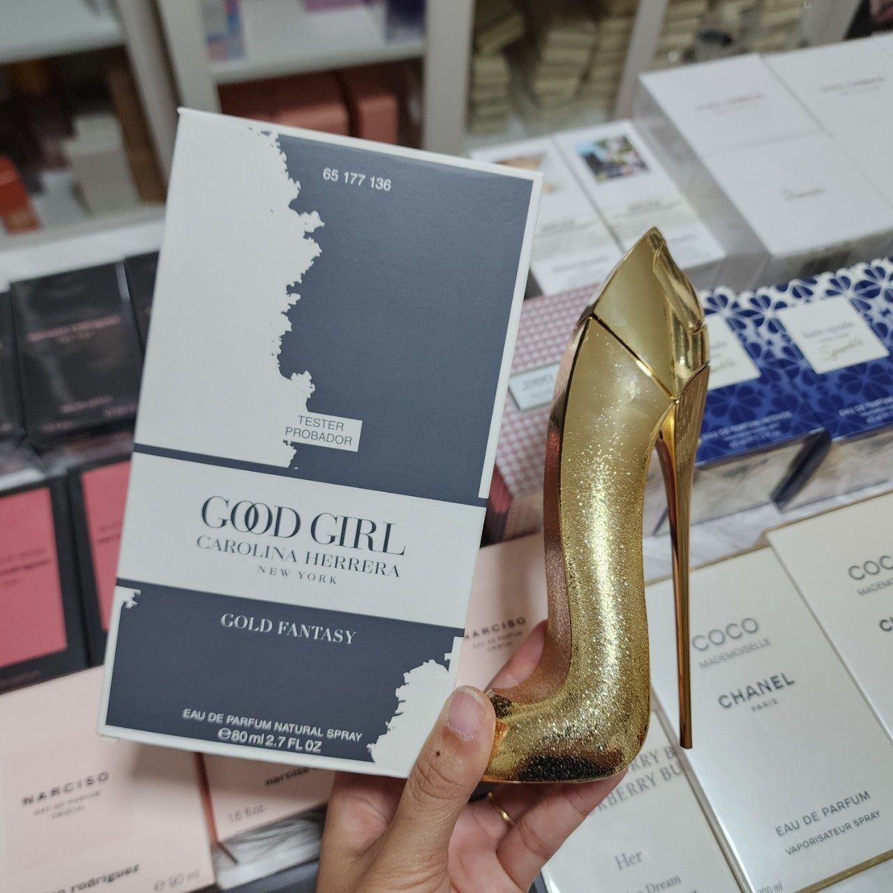 น้ำหอมแท้แบ่งขาย Carolina Herrera Good Girl Gold Fantasy Eau de Parfum 💕Travel Size แบบทดลอง