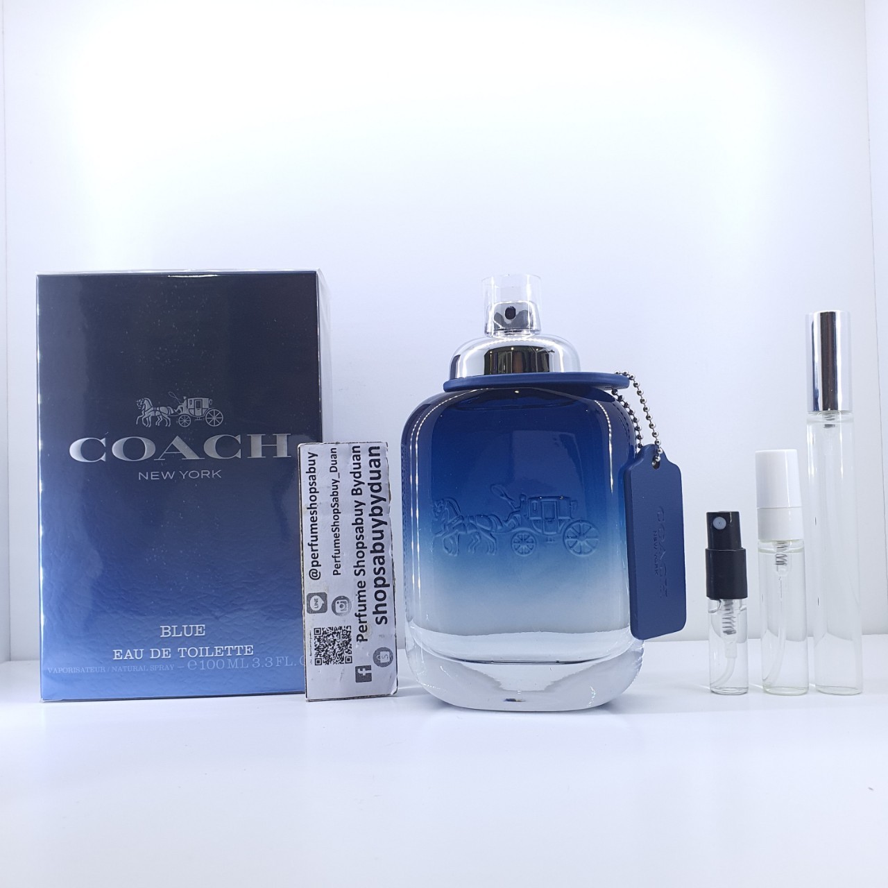 น้ำหอมแท้แบ่งขาย Coach Blue For Man Eau de Toilette 💦แบ่ง 💕Travel Size แบบทดลอง