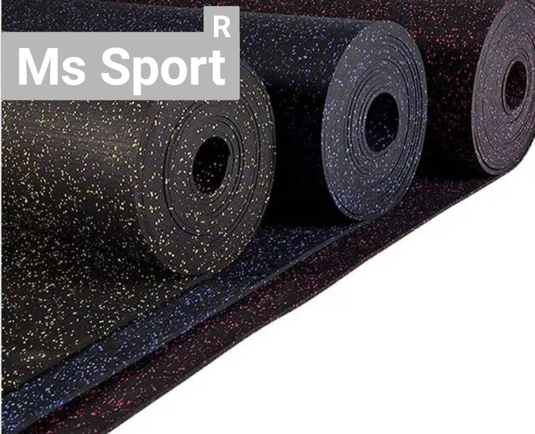 พื้นฟิตเนสแผ่นยาง EPDM แบบม้วน
