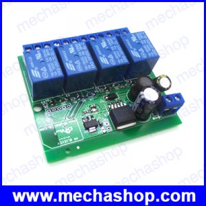 บอร์ดควบคุมบลูทูธผ่านมือถือ ควบคุมอุปกรณ์ด้วยบูลทูธ 4 Channel Relay Module Bluetooth 4.0 BLE for Apple Android