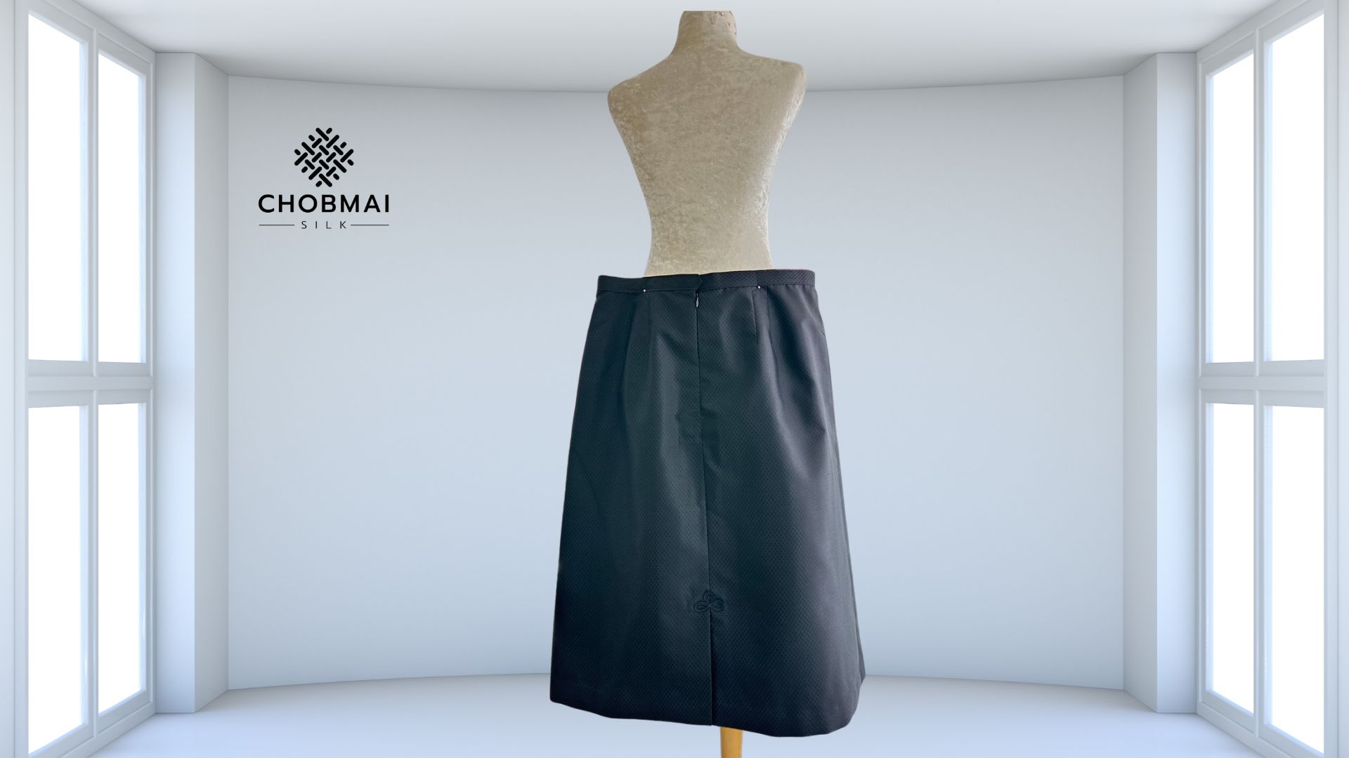 สั่งตัดเย็บ กระโปรงทรงสอบ กระโปรงใส่ทำงาน (ไม่รวมผ้า) รหัส CUT-ST1408661