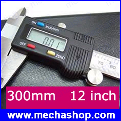 เวอร์เนียร์ดิจิตอล เครื่องวัดขนาด เครื่องมือวัดขนาด เวอร์เนียร์ 12 inch 300mm Digital CALIPER VERNIER MICROMETER GAUGE Stainless พร้อมกล่อง