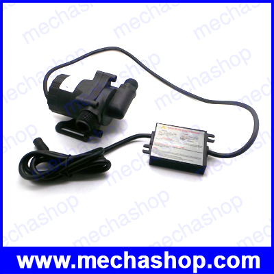 ปั้มน้ำ โซล่าปั้มดีซี 2400ลิตรต่อชั่วโมง ปั๊มได้สูง 6.5 m. DC 24V water pump (ปั้มน้ำเหมาะสำหรับทำน้ำพุ น้ำตก อื่นๆ ปรับความเร็วปั้มน้ำได้)