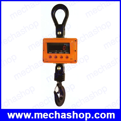 เครื่องชั่งแขวน ระบบอิเล็กทรอนิกส์ พิกัด 600kg/0.2kg, 1000kg/0.5kg, 2000kg/1kg, 2500kg/1kg, 3000kg/1kg, 5000kg/2kg, 7500kg/5kg, 10000kg/5kg โครงสร้างอลูมิเนียม อัลลอยด์ รุ่น HB-33 ผ่านการตรวจรับรองแล้ว ยี่ห้อ NAGATA (ไต้หวัน)